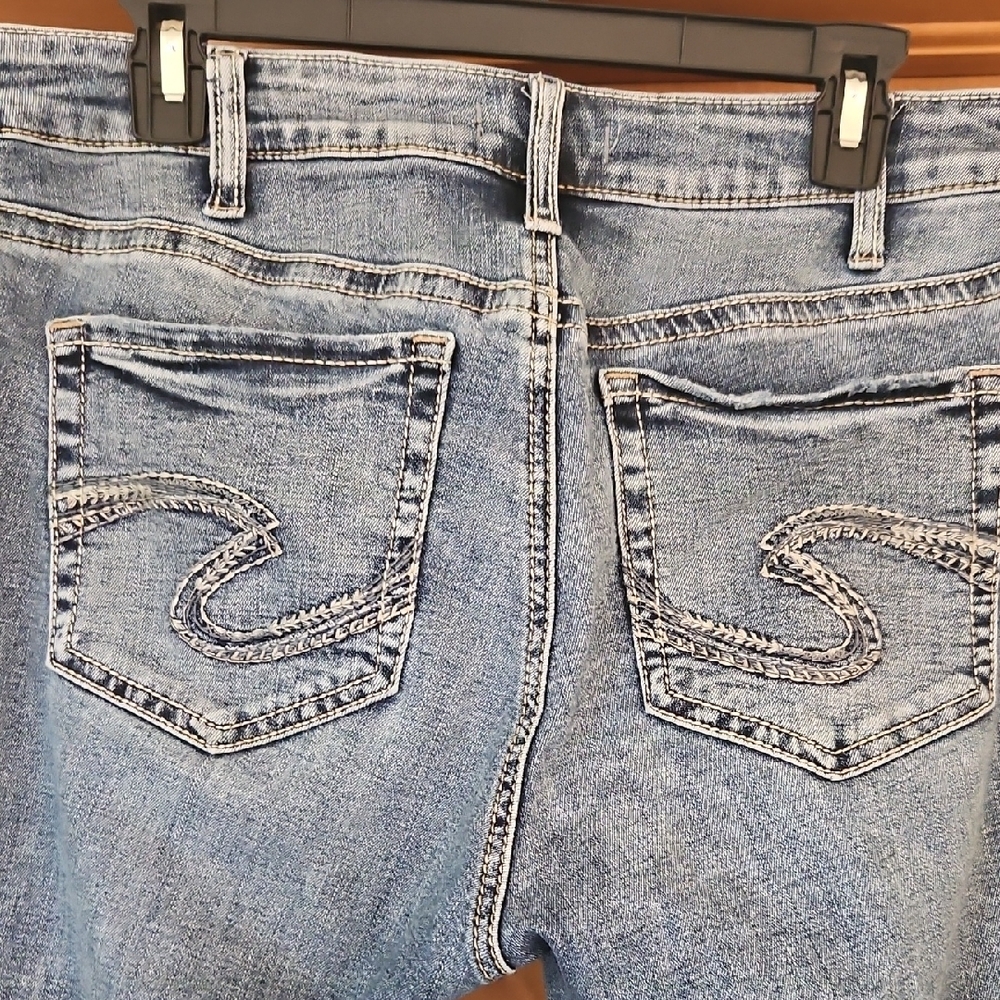 Silver Elyse Straight Jeans - Picture 3 of 6
